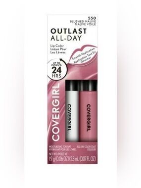 COVERGIRL Outlast All-Day Lip Color & Topcoat — 550 Blushed Mauve
